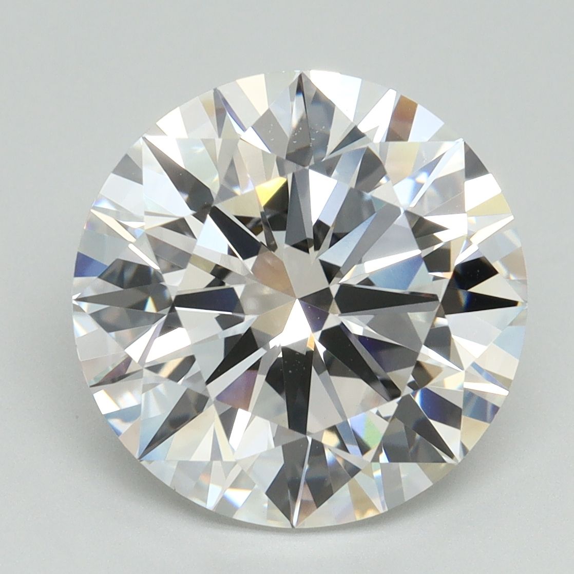 6.14 Carat E-VVS2 Round Lab Diamond