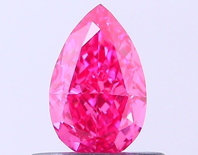 0.50 Carat Pear Cut Fancy Pink