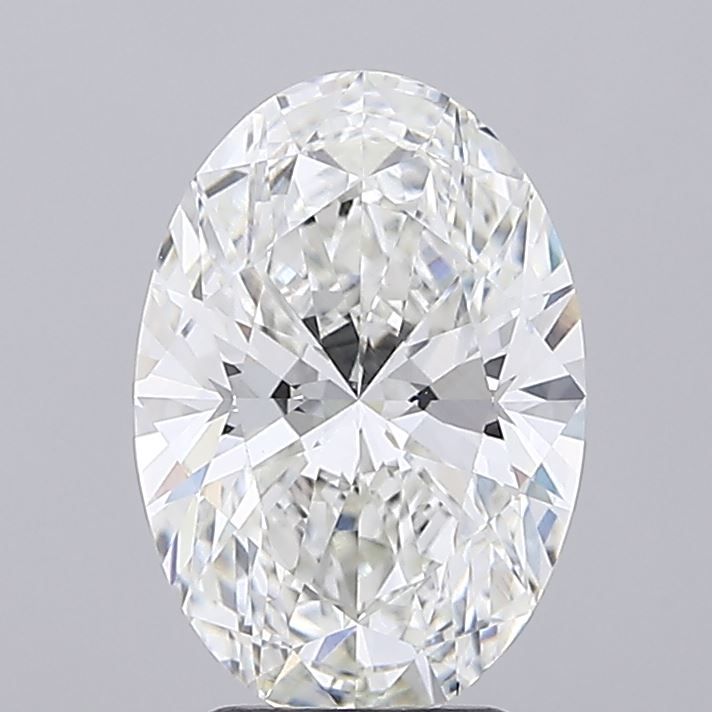 3.42 Carat G-VVS1 Oval Lab Diamond