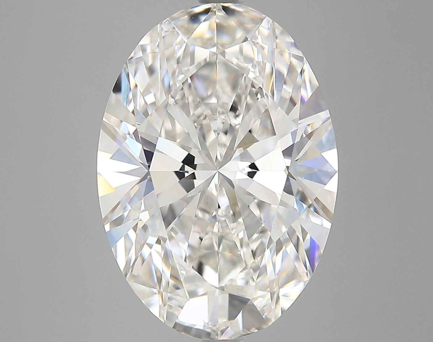 6.00 Carat F VVS2 Oval Lab Diamond