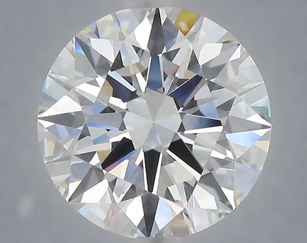 5.55 Carat F-VVS2 Round Lab Diamond