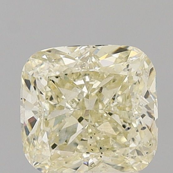 2.77 Carat Cushion Cut Fancy Yellow