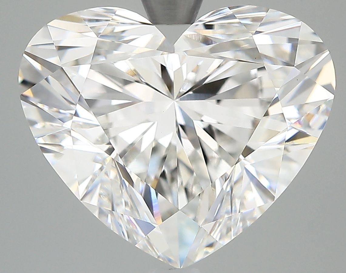 7.02 Carat F-VVS2 Heart Lab Diamond
