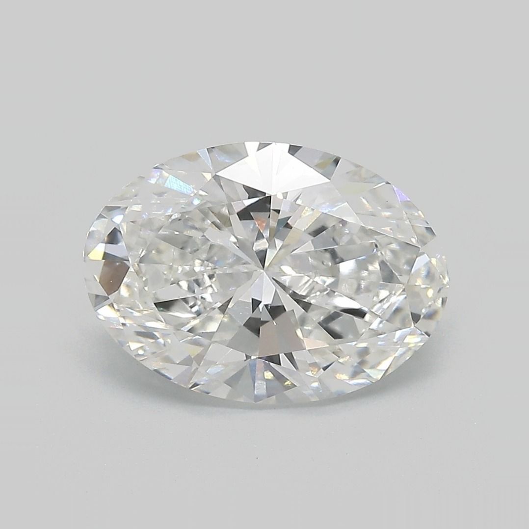 3.68 Carat E-VVS2 Oval Lab Diamond
