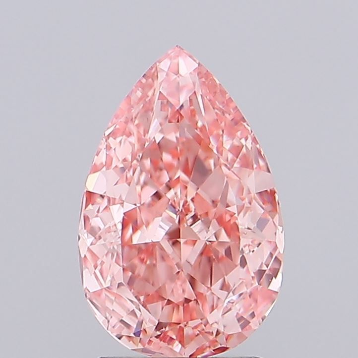 1.56 Carat Pear Cut Fancy Pink