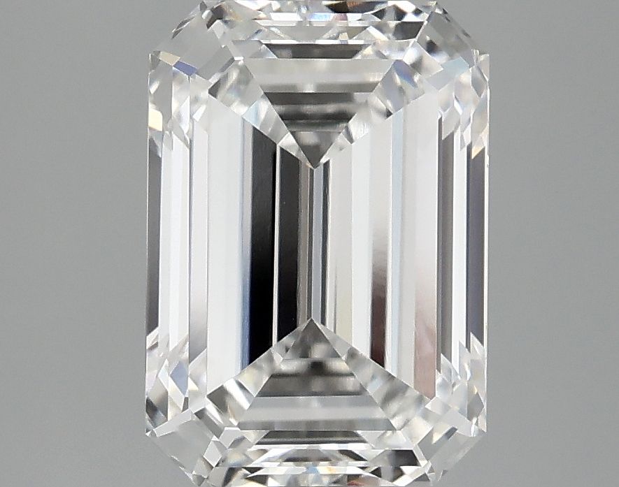 2.87 Carat F-VVS2 Emerald Lab Diamond