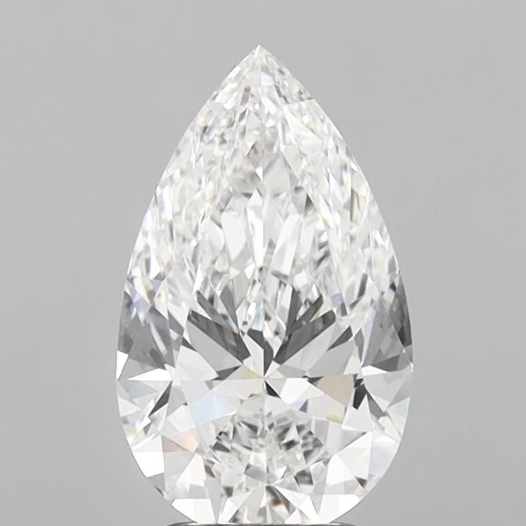 3 Carat D-VVS2 Pear Lab Diamond