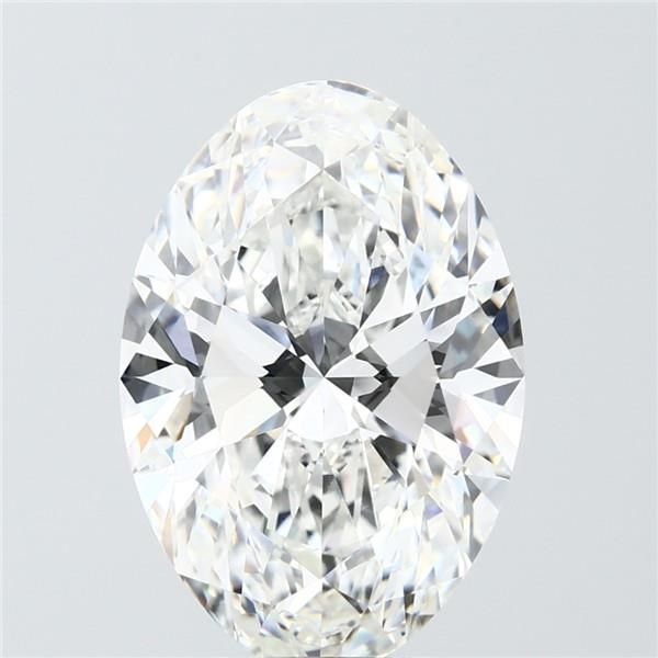 6.08 Carat F-VVS2 Oval Lab Diamond