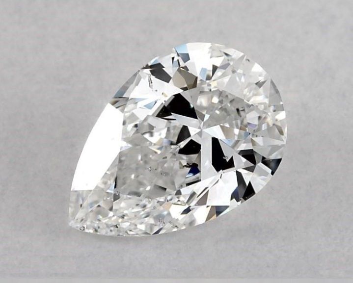 1.00 Carat D-SI1 Pear Cut Diamond