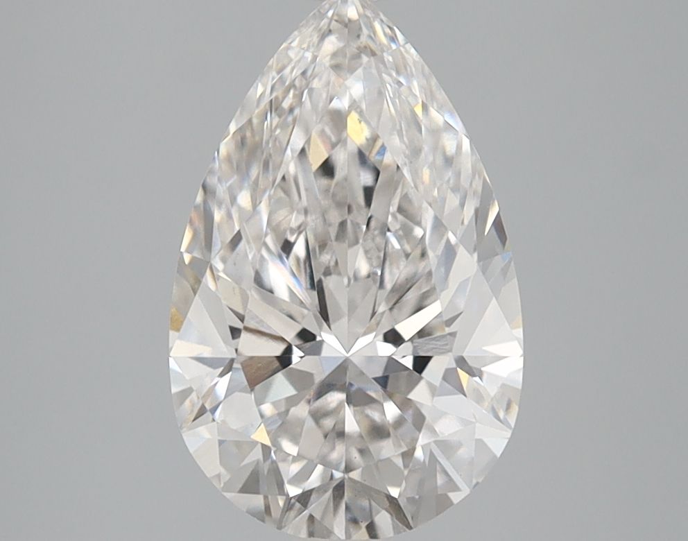2.07 Carat F-VS1 Pear Lab Diamond