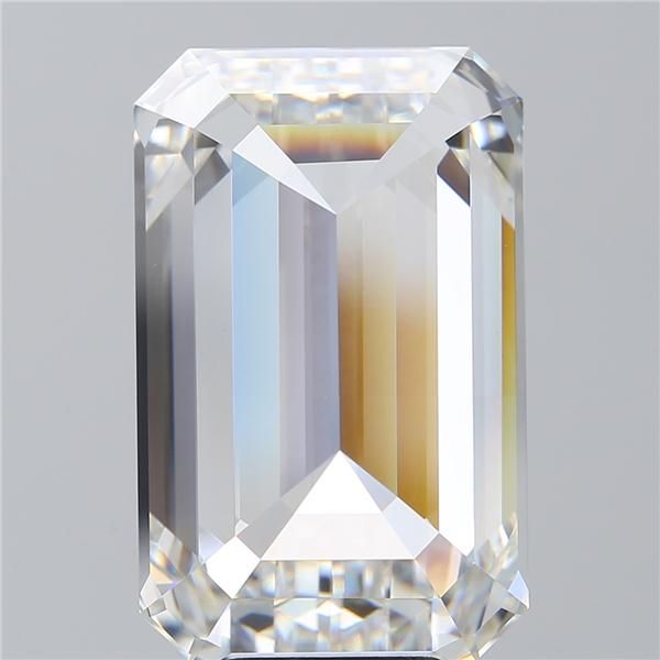 9.04 Carat F-VVS2 Emerald Lab Diamond