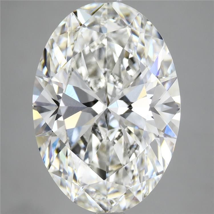 7.02 Carat F-VVS2 Oval Lab Diamond