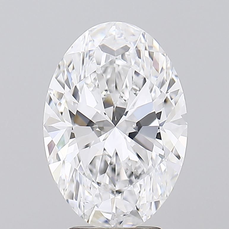 4.01 Carat D-IF Oval Lab Diamond