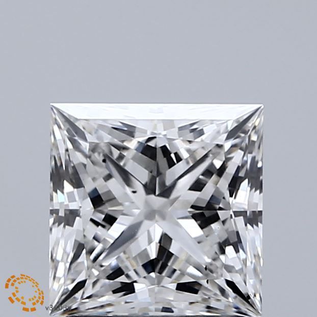 1.99 Carat G-VS2 Princess Lab Diamond