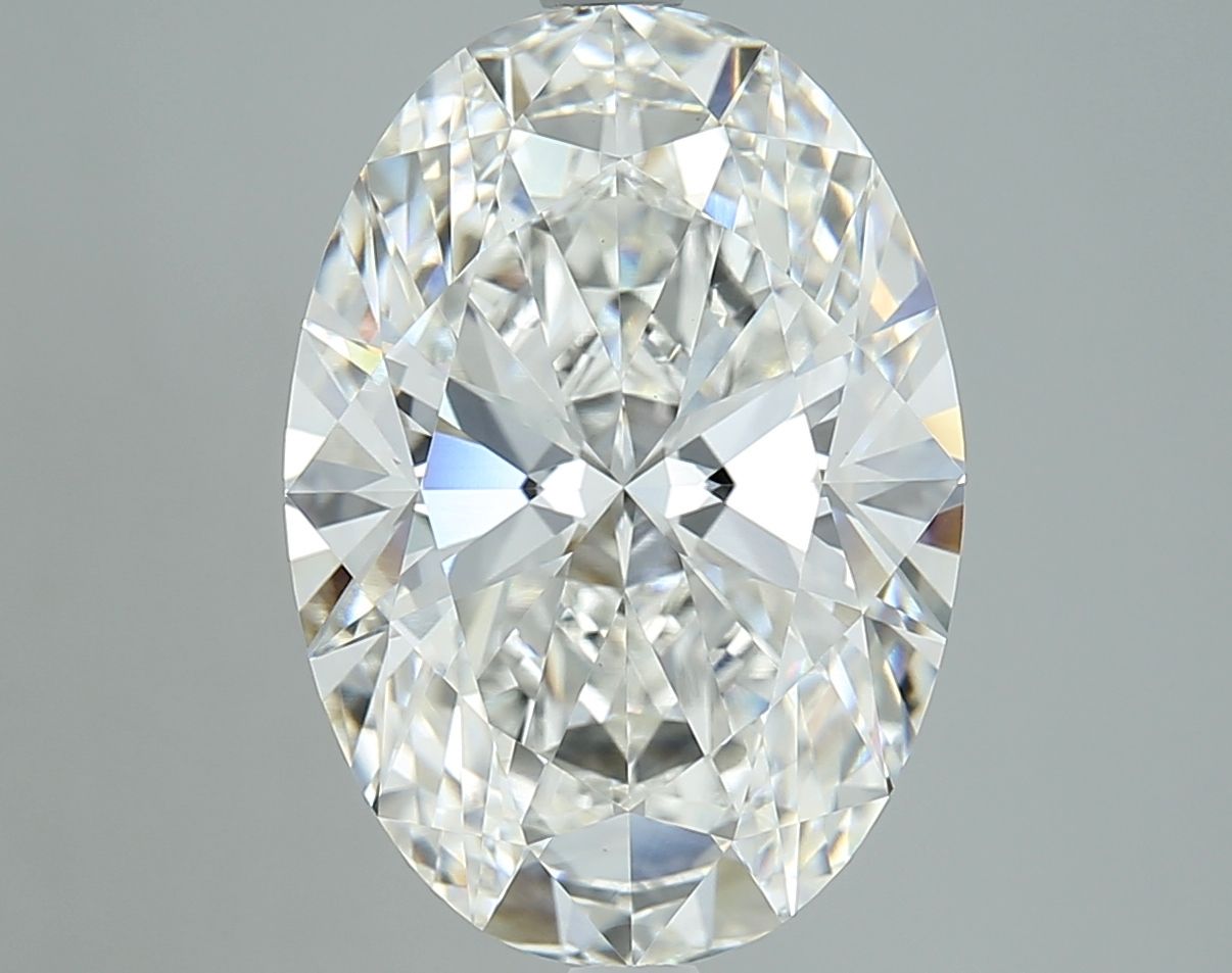 5.10 Carat G-VVS2 Oval Lab Diamond