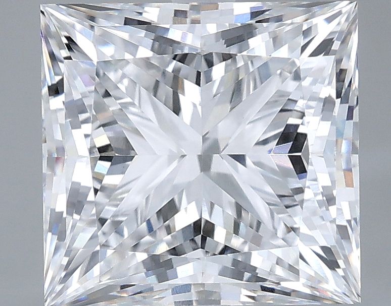 5.04 Carat D-VVS2 Princess Lab Diamond