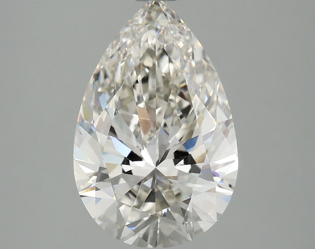 3.06 Carat H-VVS2 Pear Lab Diamond