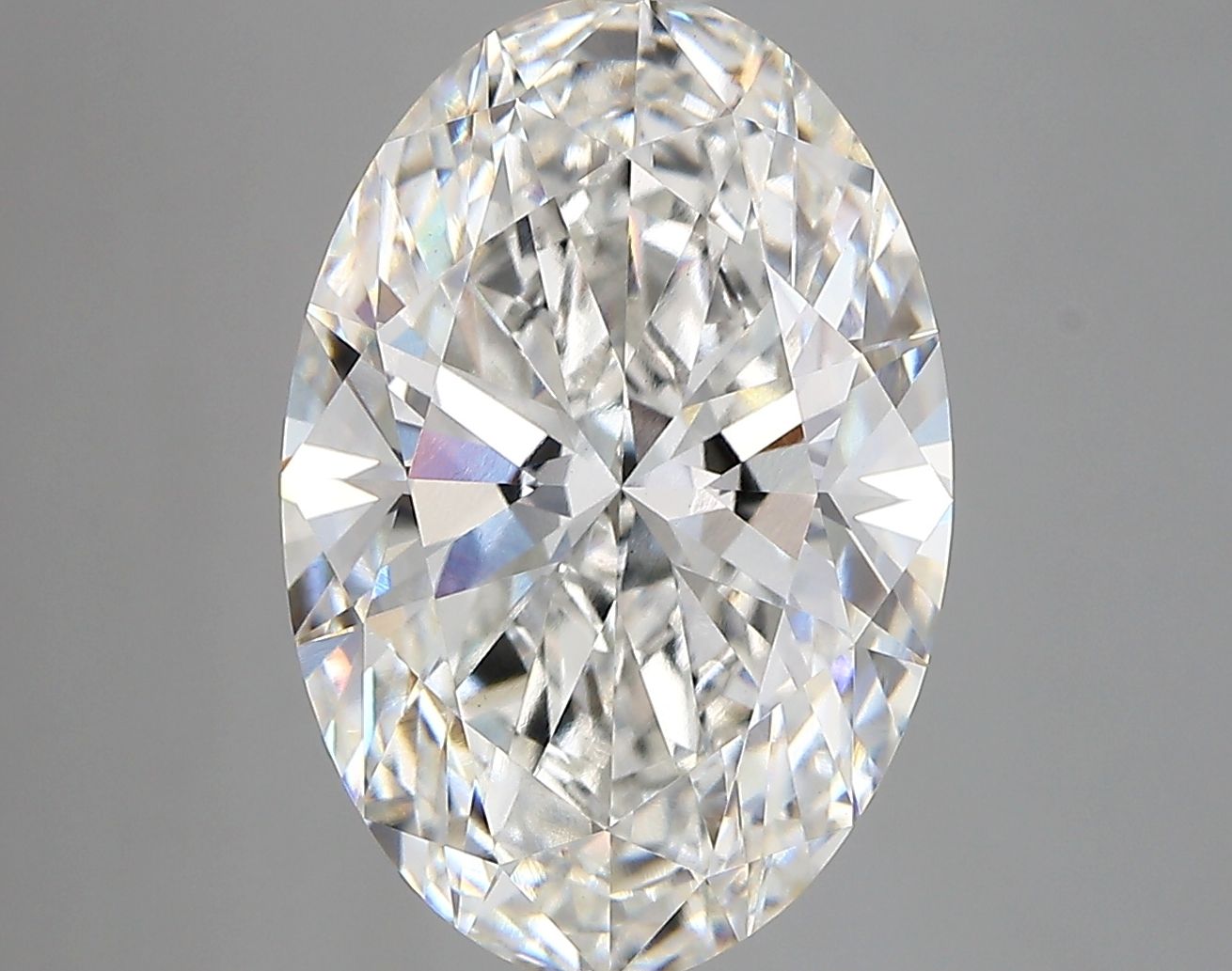 5.8 Carat F-VVS2 Oval Lab Diamond