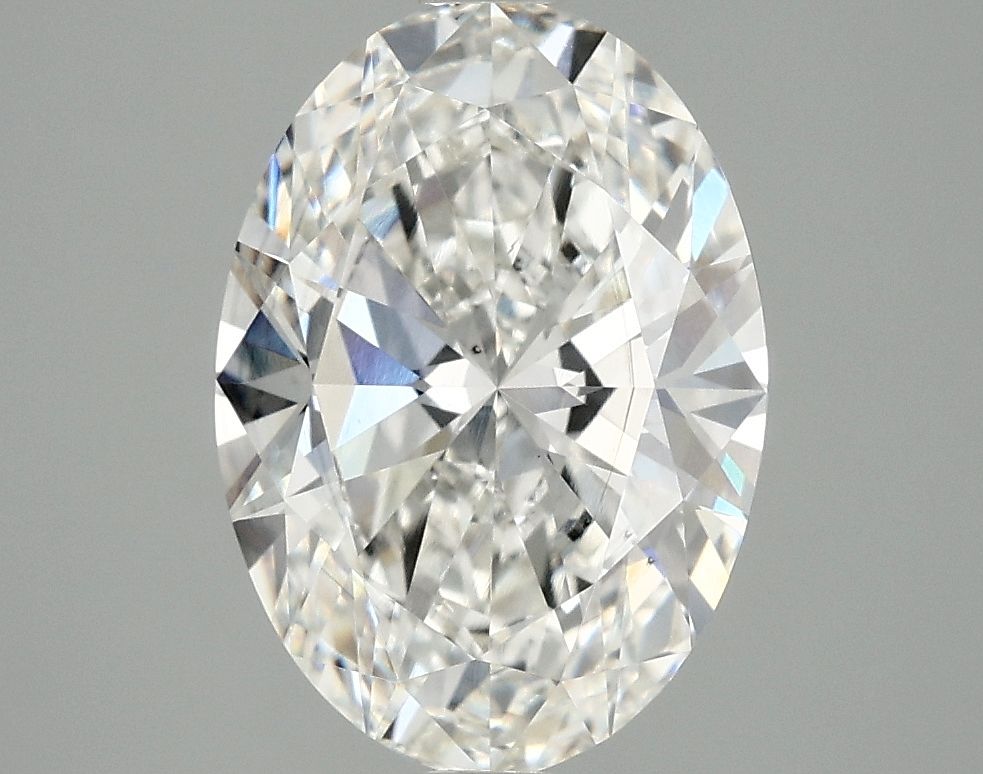 2.90 Carat G-SI1 Oval Lab Diamond