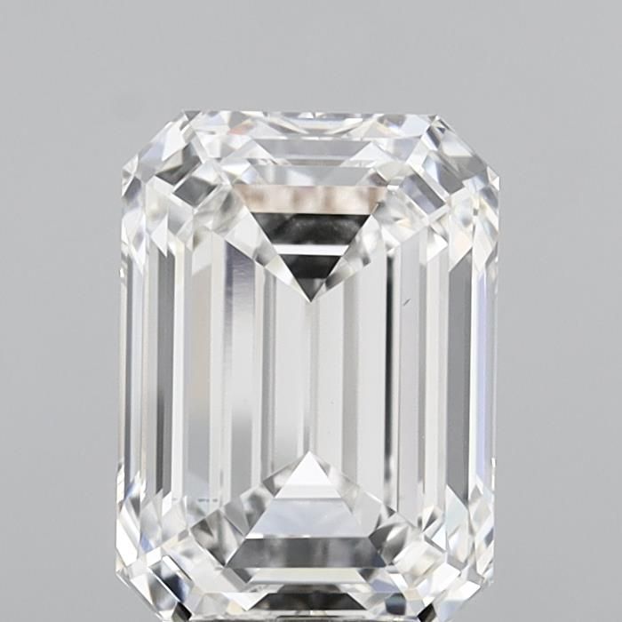 3.57 Carat F-VS1 Emerald Lab Diamond