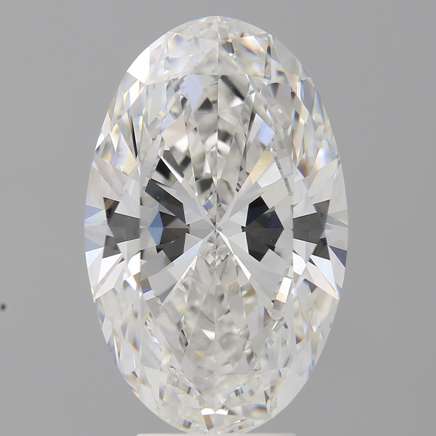 6.07 Carat F-VVS1 Oval Lab Diamond