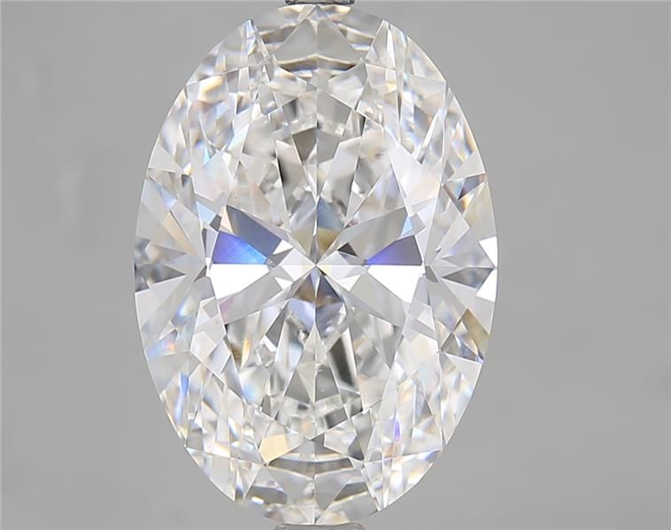 7.07 Carat D VVS2 Oval Lab Diamond