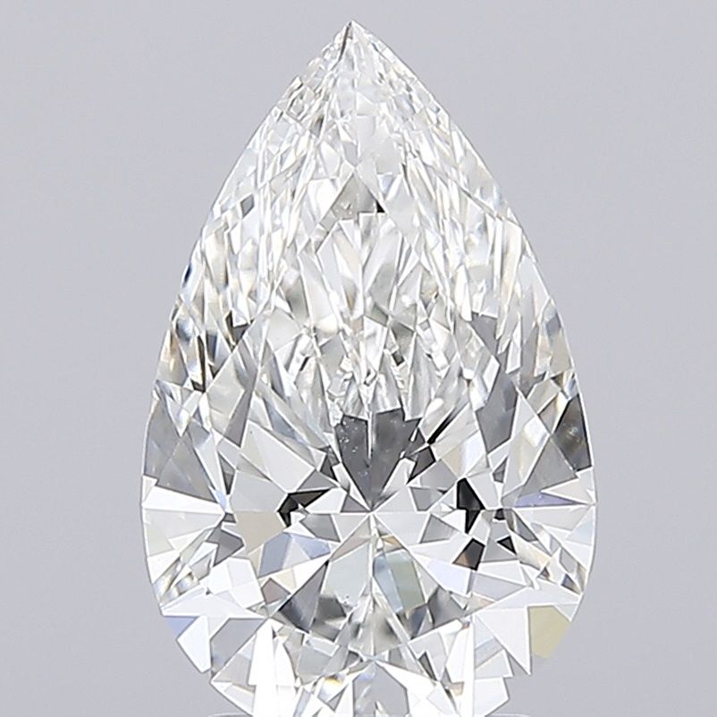 3.10 Carat G-VVS2 Pear Lab Diamond