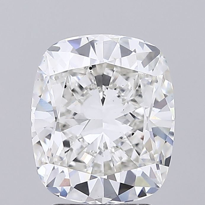 3.37 Carat F-SI1 Cushion Lab Diamond