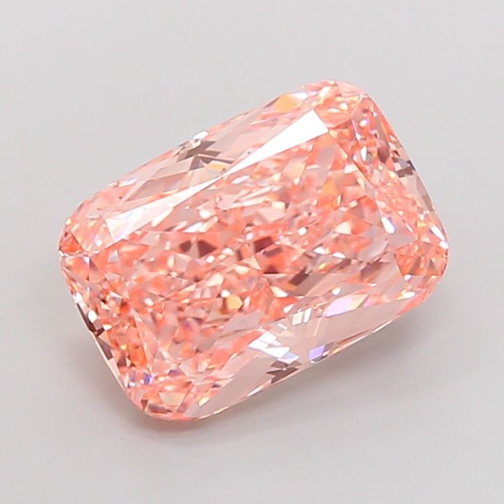7.09 Carat Cushion Cut Fancy Pink