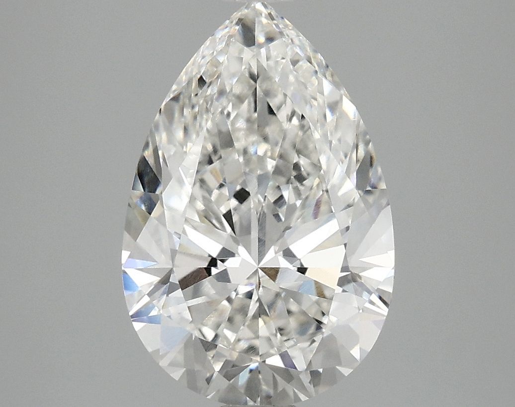 2.97 Carat G-VVS2 Pear Lab Diamond