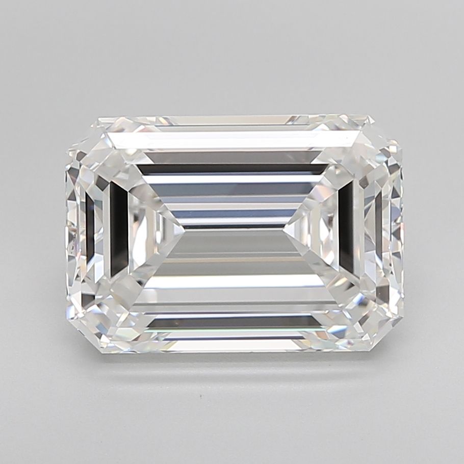 7.04 Carat F-VVS1 Emerald Lab Diamond