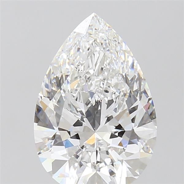 2.56 Carat D VVS2 Pear Lab Diamond