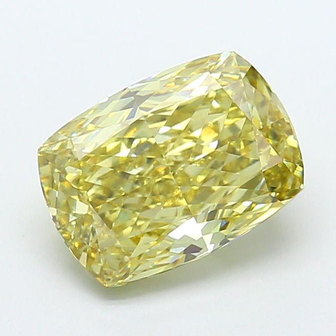 3.47 Carat Radiant Cut Fancy Yellow