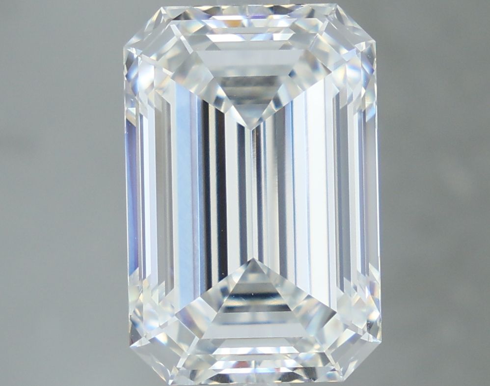 5.19 Carat F-VVS2 Emerald Lab Diamond
