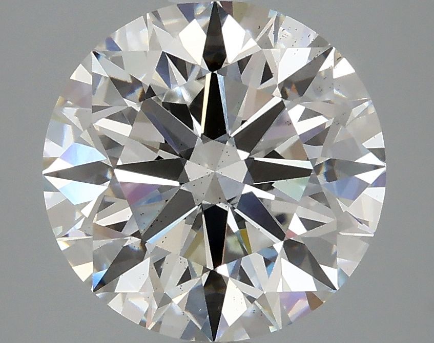 3.90 Carat F-SI1 Round Lab Diamond
