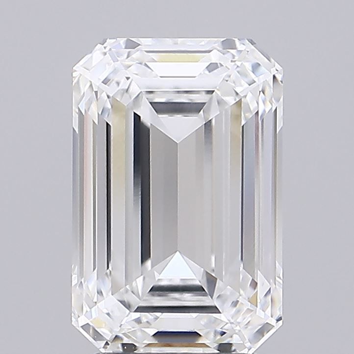 4.04 Carat G-VVS2 Emerald Lab Diamond