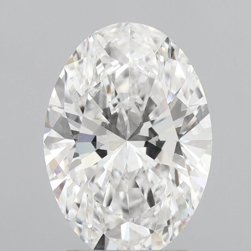 3.06 Carat E VVS1 Oval Lab Diamond