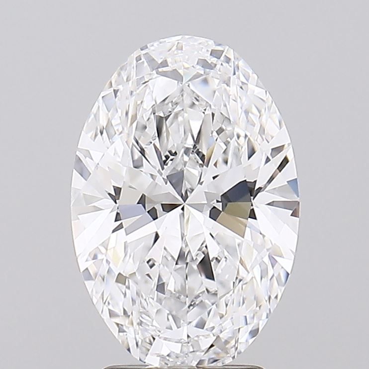 2.95 Carat D-IF Oval Lab Diamond