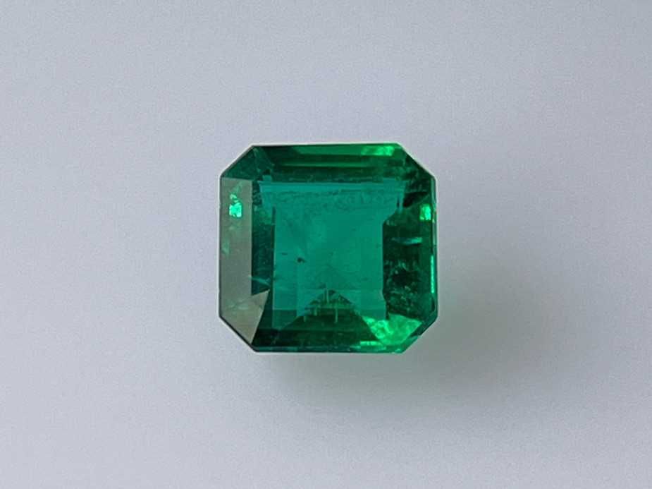 1.80 Carat Asscher Cut Green Emerald