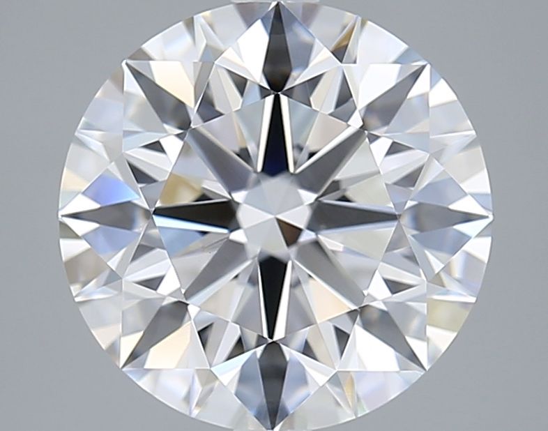 4.04 Carat F-VVS2 Round Lab Diamond