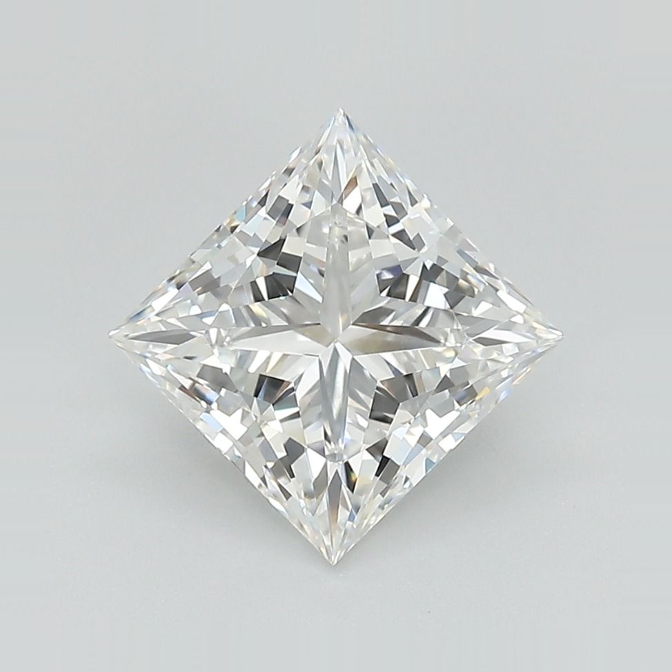 2.57 Carat E-VVS2 Princess Lab Diamond