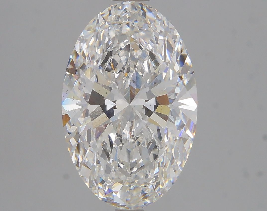 4.28 Carat F-SI1 Oval Lab Diamond