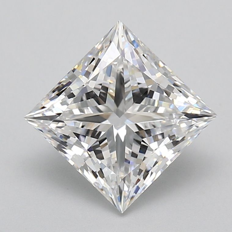 3.04 Carat D-VVS1 Princess Lab Diamond