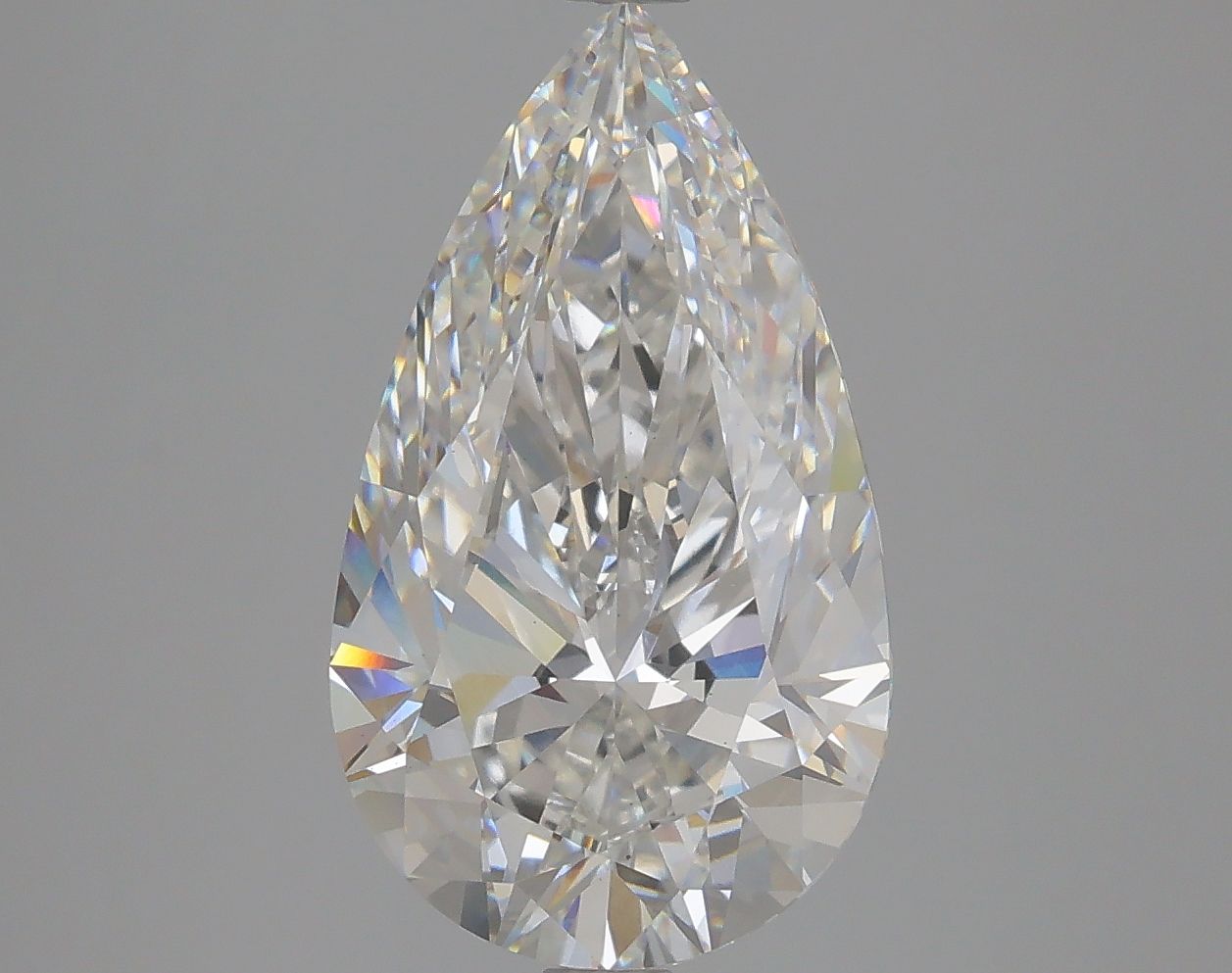 4.10 Carat F-VS1 Pear Lab Diamond