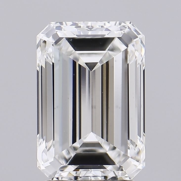 3.01 Carat F-VS1 Emerald Lab Diamond