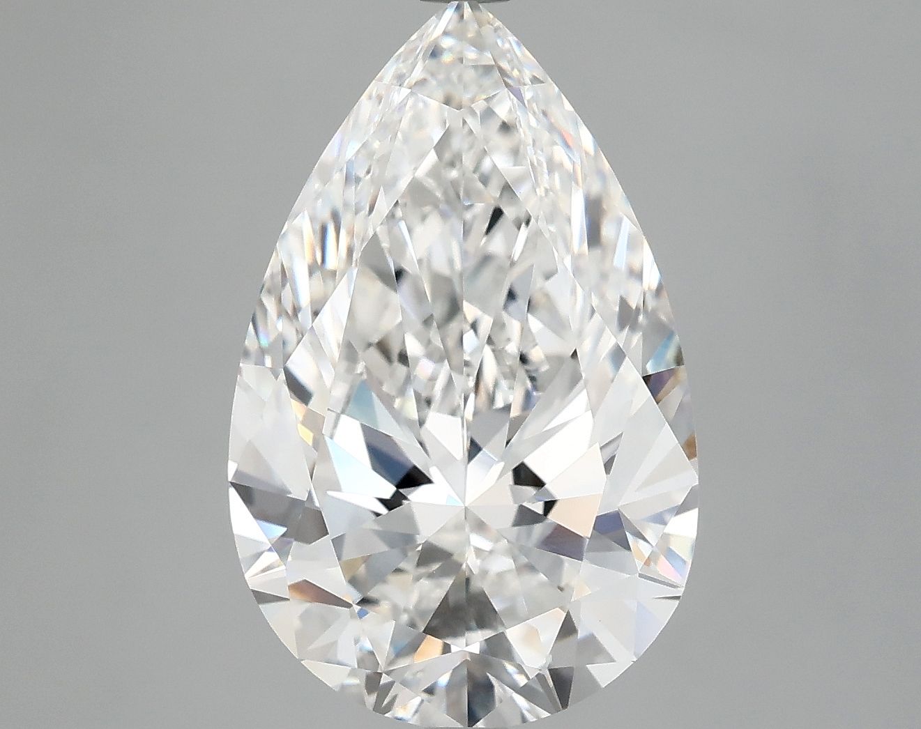 6.45 Carat E-VVS2 Pear Lab Diamond