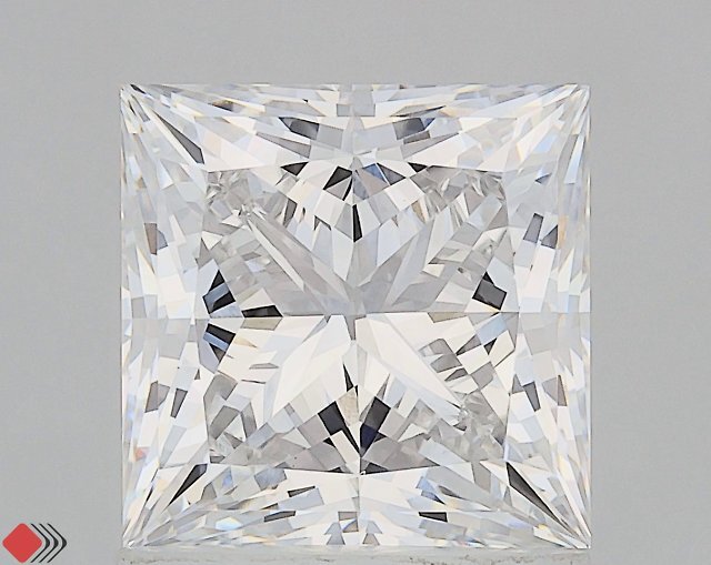 1.50 Carat F-VVS2 Princess Lab Diamond