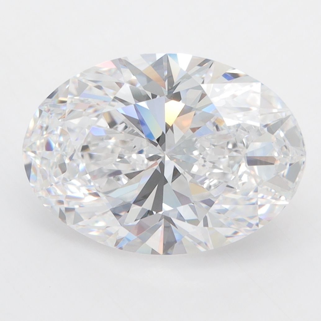 4.00 Carat D-VVS2 Oval Lab Diamond