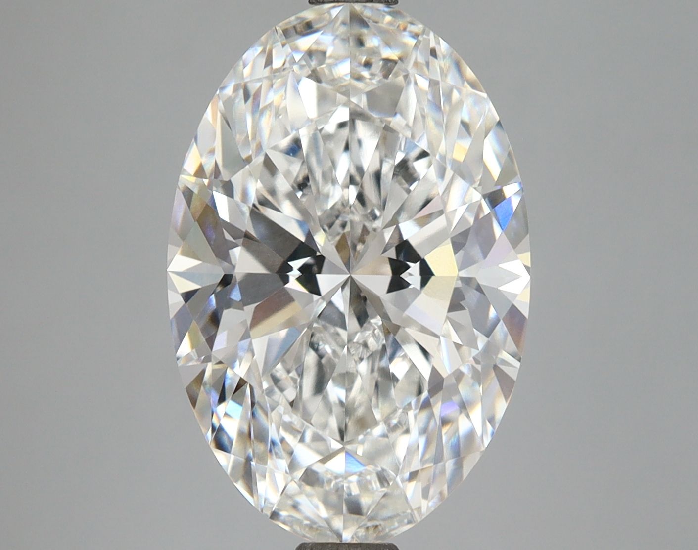 6.23 Carat F-VVS1 Oval Lab Diamond