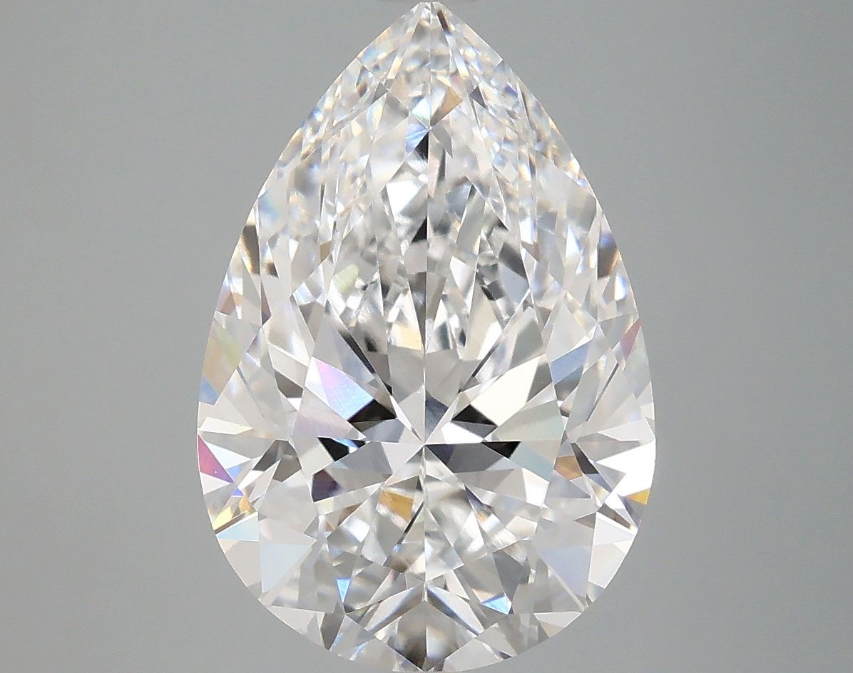 5.02 Carat D-VVS2 Pear Lab Diamond